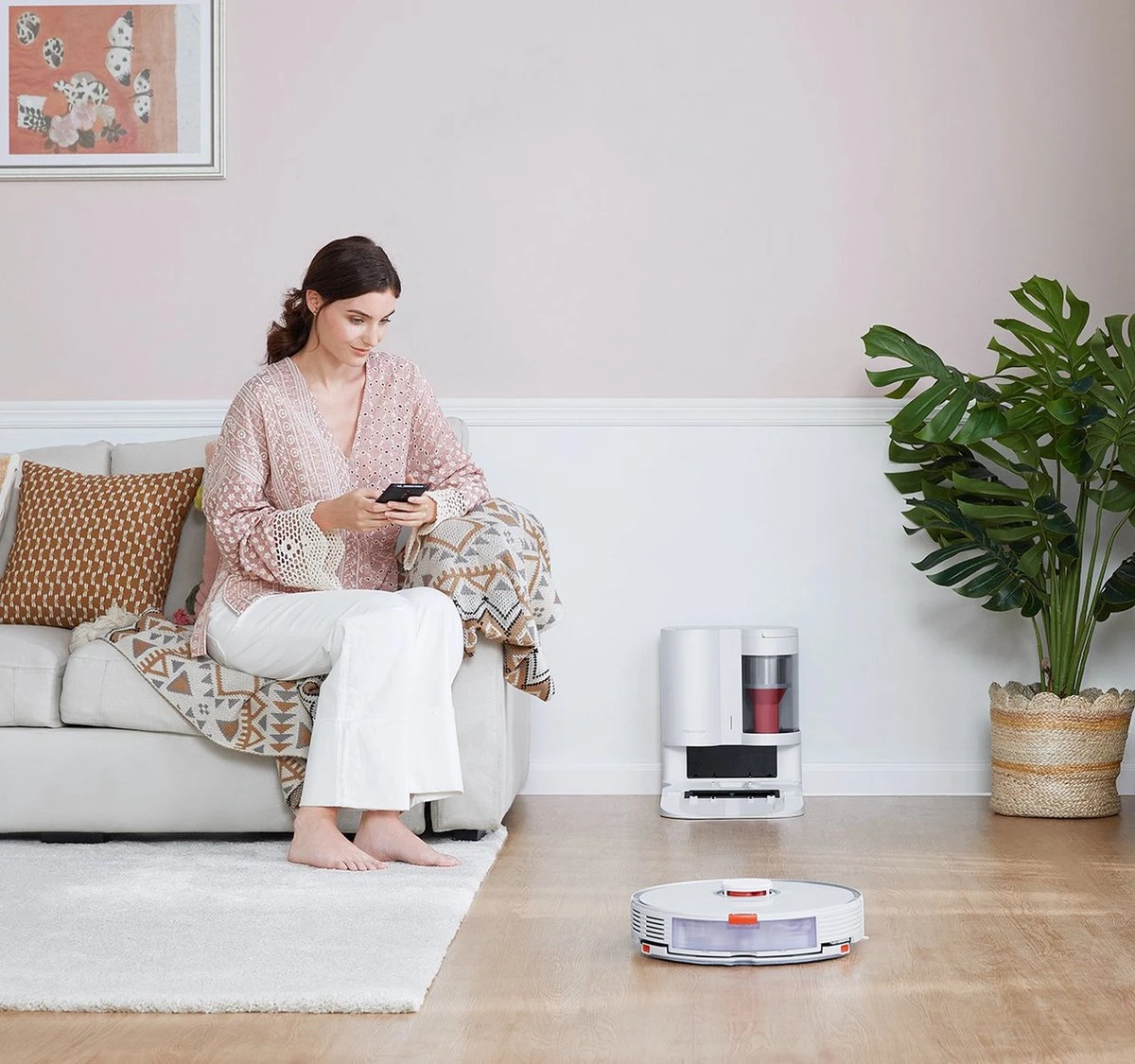 Xiaomi Roborock S7+ - Robotstofzuiger - Wit 4 Xiaomi Roborock S7+ - Robotstofzuiger - Wit - Afbeelding 4