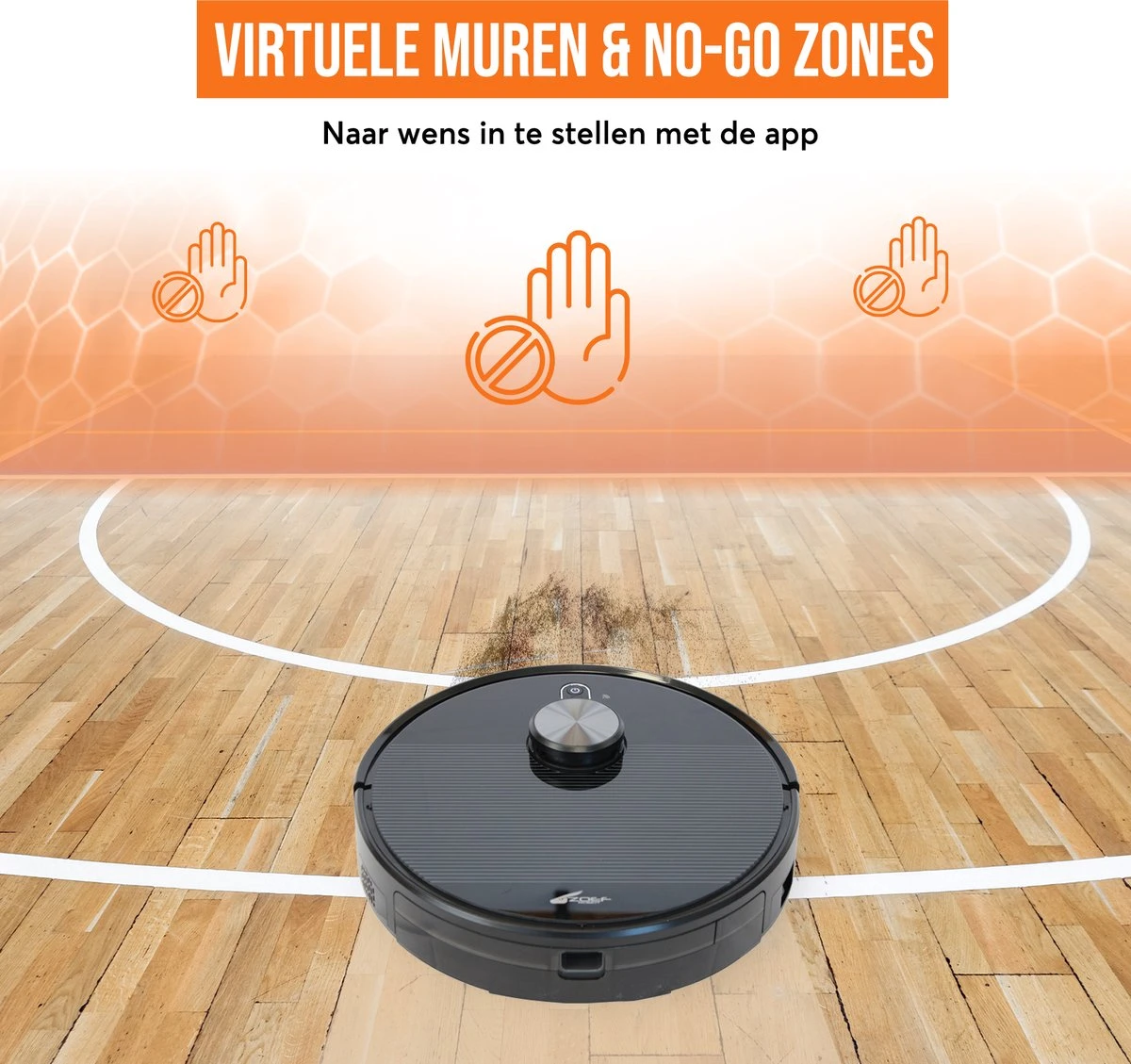 Geavanceerde Robotstofzuiger "Willem" Met Afzuigunit" - Uitgebreide Mapping - Leegt Automatisch- Zelf Lerende Robotstofzuiger - Robotstofzuiger Met Dweilfunctie - Robotstofzuiger Met Laadstation - 7 Geavanceerde Robotstofzuiger "Willem" Met Afzuigunit" - Uitgebreide Mapping - Leegt Automatisch- Zelf Lerende Robotstofzuiger - Robotstofzuiger Met Dweilfunctie - Robotstofzuiger Met Laadstation - - Afbeelding 7