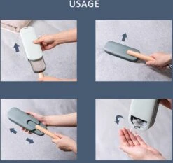 Merkloos Pluizenverwijderaar - Ontpluizer - Kledingroller – Pluizenroller - Kleefroller - Kledingborstel - Ontpluizer - Pluizentondeuse - Huisdierhaar Verwijderaar - Blauw -Leifheit Store 1200x1130 8