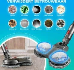 Elektrische Mop Dweil Voor Dyson Steelstofzuiger - Dweilsysteem Voor V7 / V8 / V10 / V11 Series - Vloerwisser - Vloermop 11 Elektrische Mop Dweil Voor Dyson Steelstofzuiger - Dweilsysteem Voor V7 / V8 / V10 / V11 Series - Vloerwisser - Vloermop -Leifheit Store 1200x1132