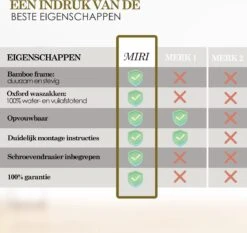 MIRI Wasmand – Wassorteerder – Gestreept – Wasmanden – Wasmand 3 Vakken – Opvouwbaar – Wasbox – Bamboe – 105L – Incl. Schroevendraaier – Laundry Basket – LIMITED EDITION 12 MIRI Wasmand – Wassorteerder – Gestreept – Wasmanden – Wasmand 3 Vakken – Opvouwbaar – Wasbox – Bamboe – 105L – Incl. Schroevendraaier – Laundry Basket – LIMITED EDITION -Leifheit Store 1200x1133 4