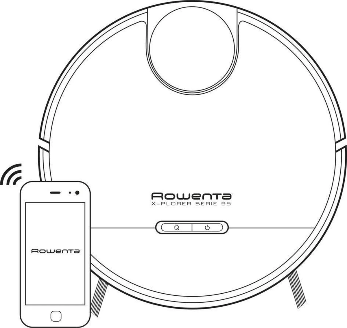 Rowenta X-plorer Serie 95 RR7987 - Robotstofzuiger Met Dweilfunctie 12 Rowenta X-plorer Serie 95 RR7987 - Robotstofzuiger Met Dweilfunctie - Afbeelding 12