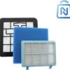 N PRODUCTS - Filter Set Voor Philips PowerPro Compact & Power Pro Active En City Stofzuiger FC8010/01 FC8010/02 - Motor & Uitblaas Filter