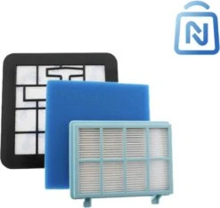 N PRODUCTS - Filter Set Voor Philips PowerPro Compact & Power Pro Active En City Stofzuiger FC8010/01 FC8010/02 - Motor & Uitblaas Filter