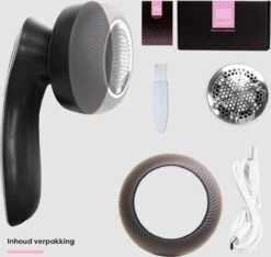 Fineza Pluizenverwijderaar – Electrisch – Ontpluizer – Ontpiller – Draadloos – Zwart/Antraciet -Leifheit Store 1200x1137 11