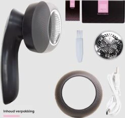 Fineza Pluizenverwijderaar – Electrisch – Ontpluizer – Ontpiller – Draadloos – Antraciet -Leifheit Store 1200x1138 13