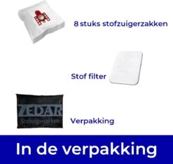 Stofzuigerzakken Geschikt Voor Miele FJM 8 Stuks Van Zedar -Leifheit Store 1200x1139 5