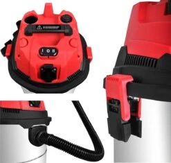 Ariko Professionele Industriële Nat En Droog Stofzuiger - Droogzuiger - Alleszuiger - Bouwstofzuiger - Werkplaatstofzuiger - Industriële Stofzuiger - RVS - 1800 Tot 2500 Watt - 40 Liter - Inclusief Stopcontact Met Aan/uit Functie - Blaasfunctie -Leifheit Store 1200x1140 2