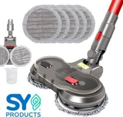 Elektrische Mop Dweil Voor Dyson Steelstofzuiger - Dweilsysteem Voor V7 / V8 / V10 / V11 Series - Vloerwisser - Vloermop