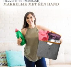 MIRI Opvouwbare Wasmand – Heupwasmand – Wasmanden – Opbergmand – Wasbox – 45L – Bamboe – Laundry Basket 10 MIRI Opvouwbare Wasmand – Heupwasmand – Wasmanden – Opbergmand – Wasbox – 45L – Bamboe – Laundry Basket -Leifheit Store 1200x1141 6