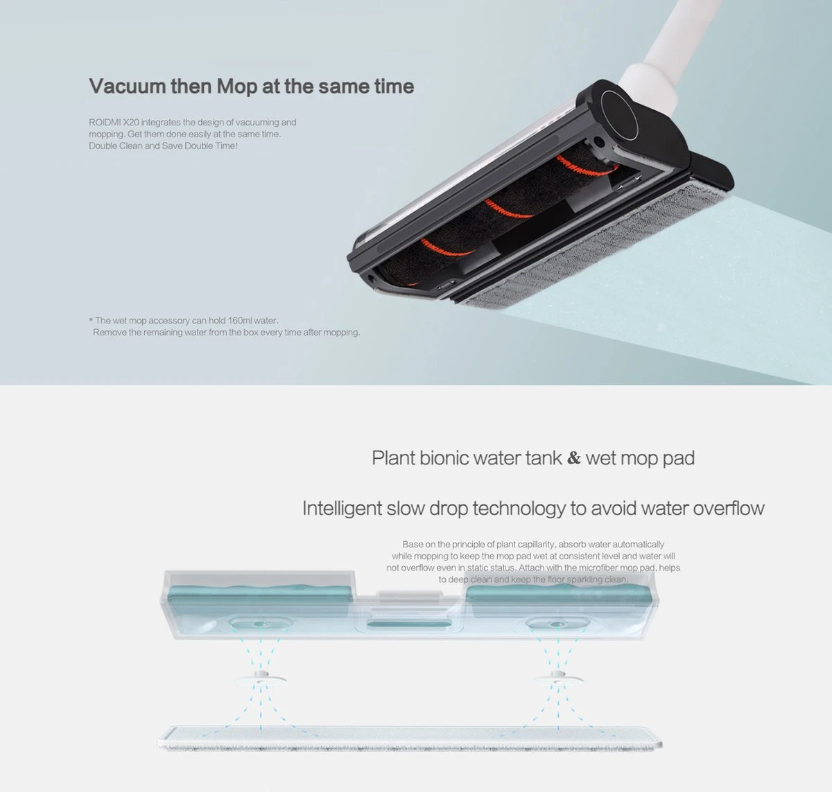 Xiaomi Roidmi X20 Steelstofzuiger Draadloos Met Kruimelzuiger En Dweilfunctie - Draadloze Stofzuiger Zonder Zak 6 Xiaomi Roidmi X20 Steelstofzuiger Draadloos Met Kruimelzuiger En Dweilfunctie - Draadloze Stofzuiger Zonder Zak - Afbeelding 6