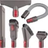 YONO Opzetstuk Accessoires Set Geschikt Voor Dyson V15 / V11 / V10 / V8 / V7 / V6 - Stofzuiger Mondstuk - Zuigmond - Parket Borstel - 6 Onderdelen