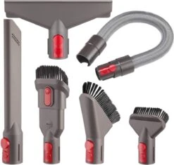 YONO Opzetstuk Accessoires Set Geschikt Voor Dyson V15 / V11 / V10 / V8 / V7 / V6 - Stofzuiger Mondstuk - Zuigmond - Parket Borstel - 6 Onderdelen