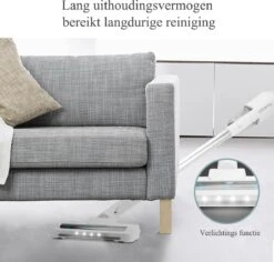 Aigostar Rocket 33YAS - Steelstofzuiger Draadloos - Handstofzuiger- Kruimelzuiger - Wit -Leifheit Store 1200x1146 7