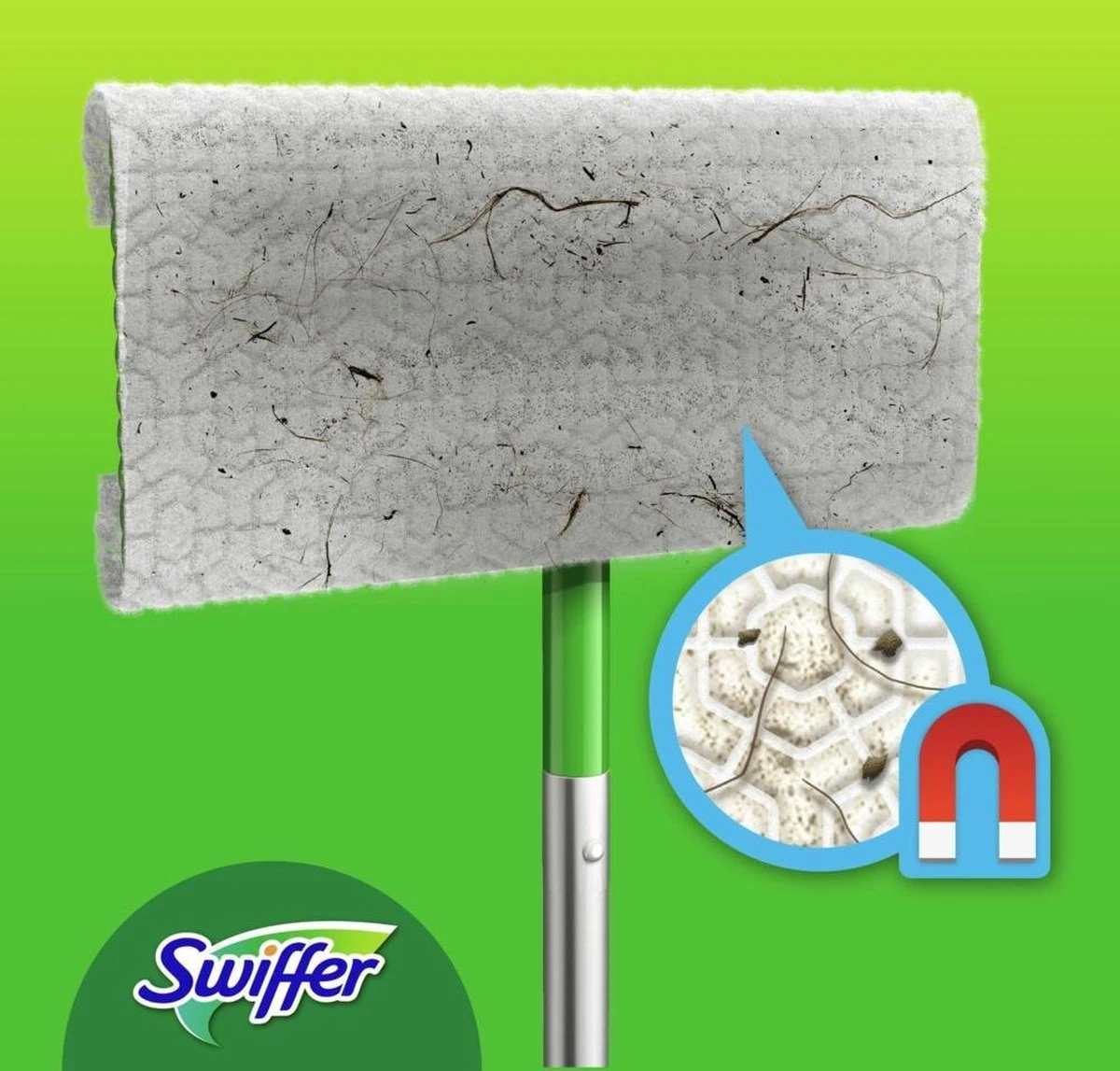Swiffer Vloerreiniger Droge Vloerdoekjes Navullingen - 3 X 80 Stuks 4 Swiffer Vloerreiniger Droge Vloerdoekjes Navullingen - 3 X 80 Stuks - Afbeelding 4