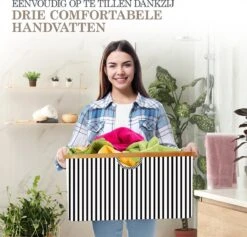 MIRI Opvouwbare Wasmand – Heupwasmand – Gestreept – Wasmanden – Opbergmand – Wasbox – 45L – Bamboe – Laundry Basket 11 MIRI Opvouwbare Wasmand – Heupwasmand – Gestreept – Wasmanden – Opbergmand – Wasbox – 45L – Bamboe – Laundry Basket -Leifheit Store 1200x1150 13