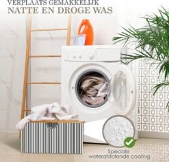 MIRI Opvouwbare Wasmand – Heupwasmand – Gestreept – Wasmanden – Opbergmand – Wasbox – 45L – Bamboe – Laundry Basket 13 MIRI Opvouwbare Wasmand – Heupwasmand – Gestreept – Wasmanden – Opbergmand – Wasbox – 45L – Bamboe – Laundry Basket -Leifheit Store 1200x1150 15