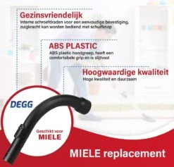 DEGG - Pistoolgreep / Handgreep - Geschikt Voor Miele - 35mm - Stofzuiger Onderdelen - Premium Kwaliteit -Leifheit Store 1200x1150 34