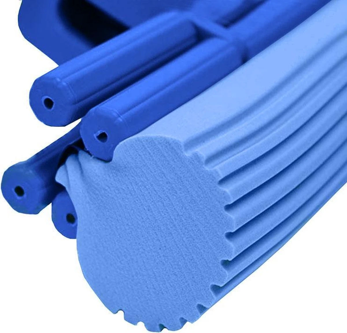 Magic Mop Vloerwisser - Dweilsysteem Zonder Wringen - Inclusief Telescoopsteel 150 Cm - Blauw 2 Magic Mop Vloerwisser - Dweilsysteem Zonder Wringen - Inclusief Telescoopsteel 150 Cm - Blauw - Afbeelding 2