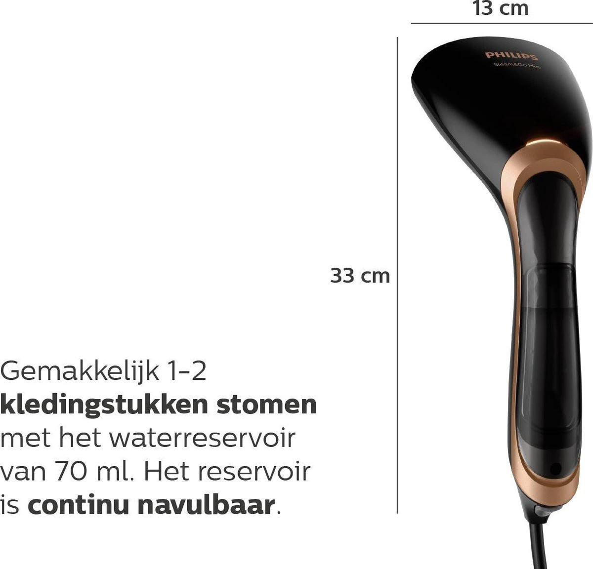 Philips Steam&Go Plus GC365/80 - Kledingstomer 15 Philips Steam&Go Plus GC365/80 - Kledingstomer - Afbeelding 15