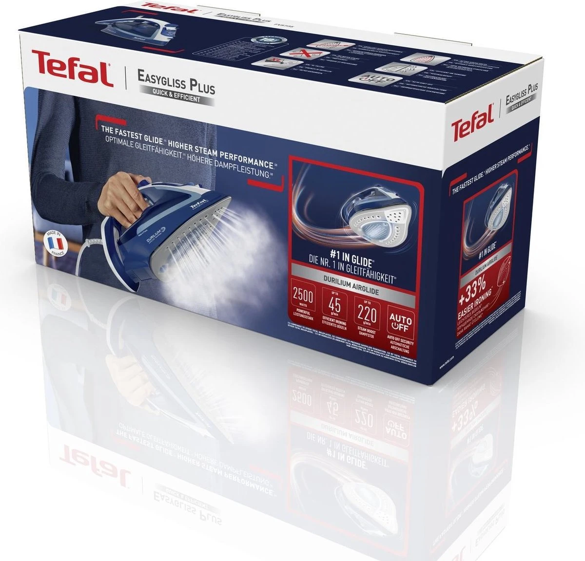 Tefal Easygliss Plus FV5735 - Stoomstrijkijzer 11 Tefal Easygliss Plus FV5735 - Stoomstrijkijzer - Afbeelding 11