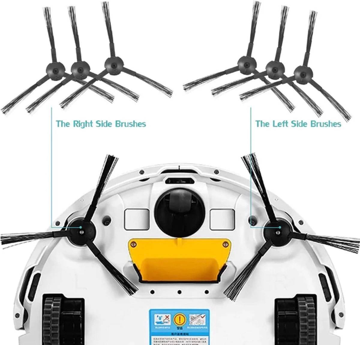 Merkloos A.K.A. Robotstofzuiger Filter & Zij Borstel Set 10-delig - Onderdelen Geschikt Voor MEDION MD Series Robot Stofzuiger - MD16192 MD18500 MD18501 MD18600 4 Merkloos A.K.A. Robotstofzuiger Filter & Zij Borstel Set 10-delig - Onderdelen Geschikt Voor MEDION MD Series Robot Stofzuiger - MD16192 MD18500 MD18501 MD18600 - Afbeelding 4