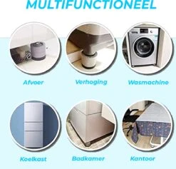 Minismus Wasmachine Trillingsdempers Set Van 4 Stuks - Zwart Vibratie Demper Pads - Antislipmatjes - Trillingsmat 8,5 CM 9 Minismus Wasmachine Trillingsdempers Set Van 4 Stuks - Zwart Vibratie Demper Pads - Antislipmatjes - Trillingsmat 8,5 CM -Leifheit Store 1200x1153 18