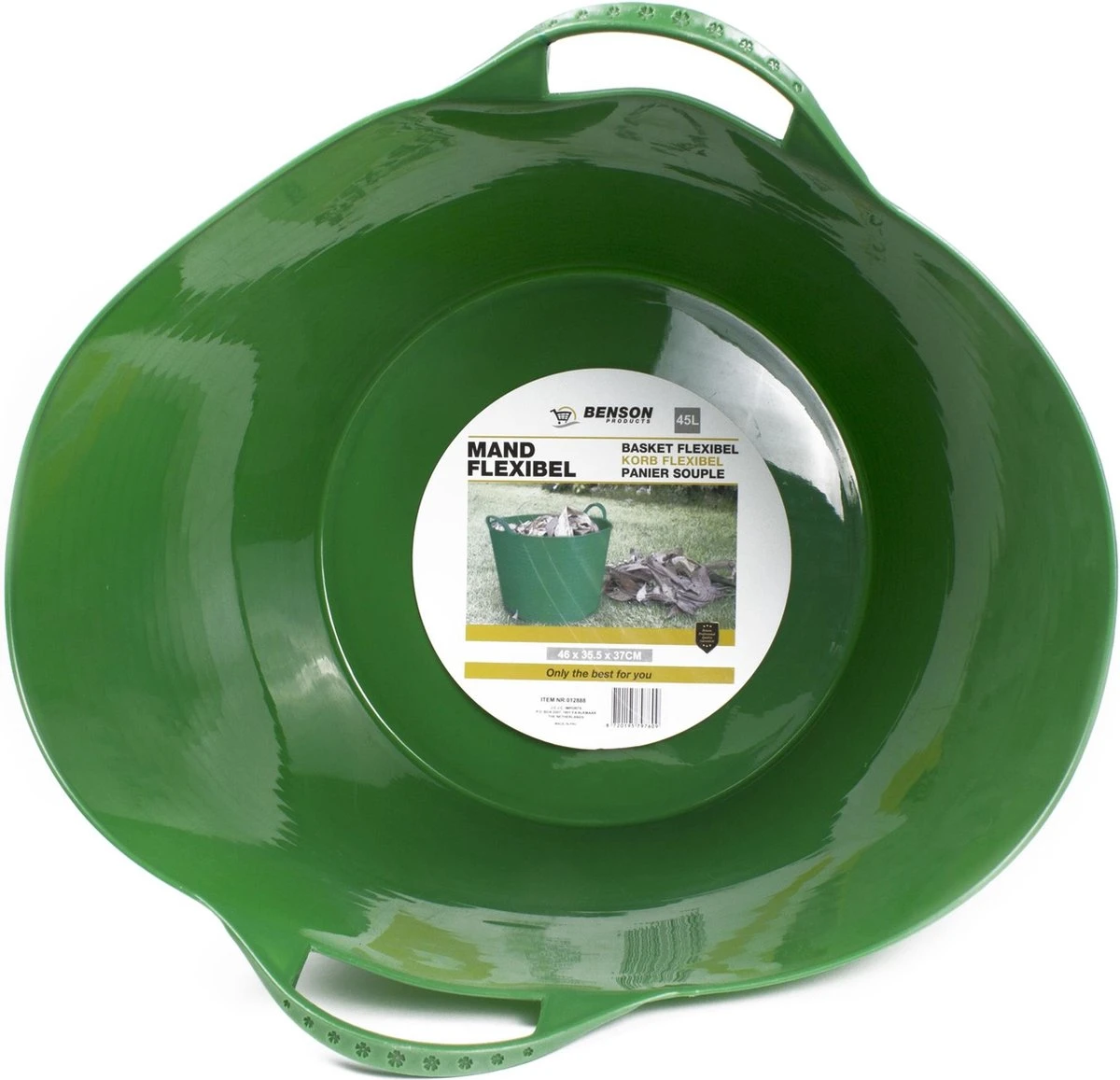 Flexibele Kuip Emmer/wasmand Rond Groen 45 Liter - Opbergmanden 2 Flexibele Kuip Emmer/wasmand Rond Groen 45 Liter - Opbergmanden - Afbeelding 2