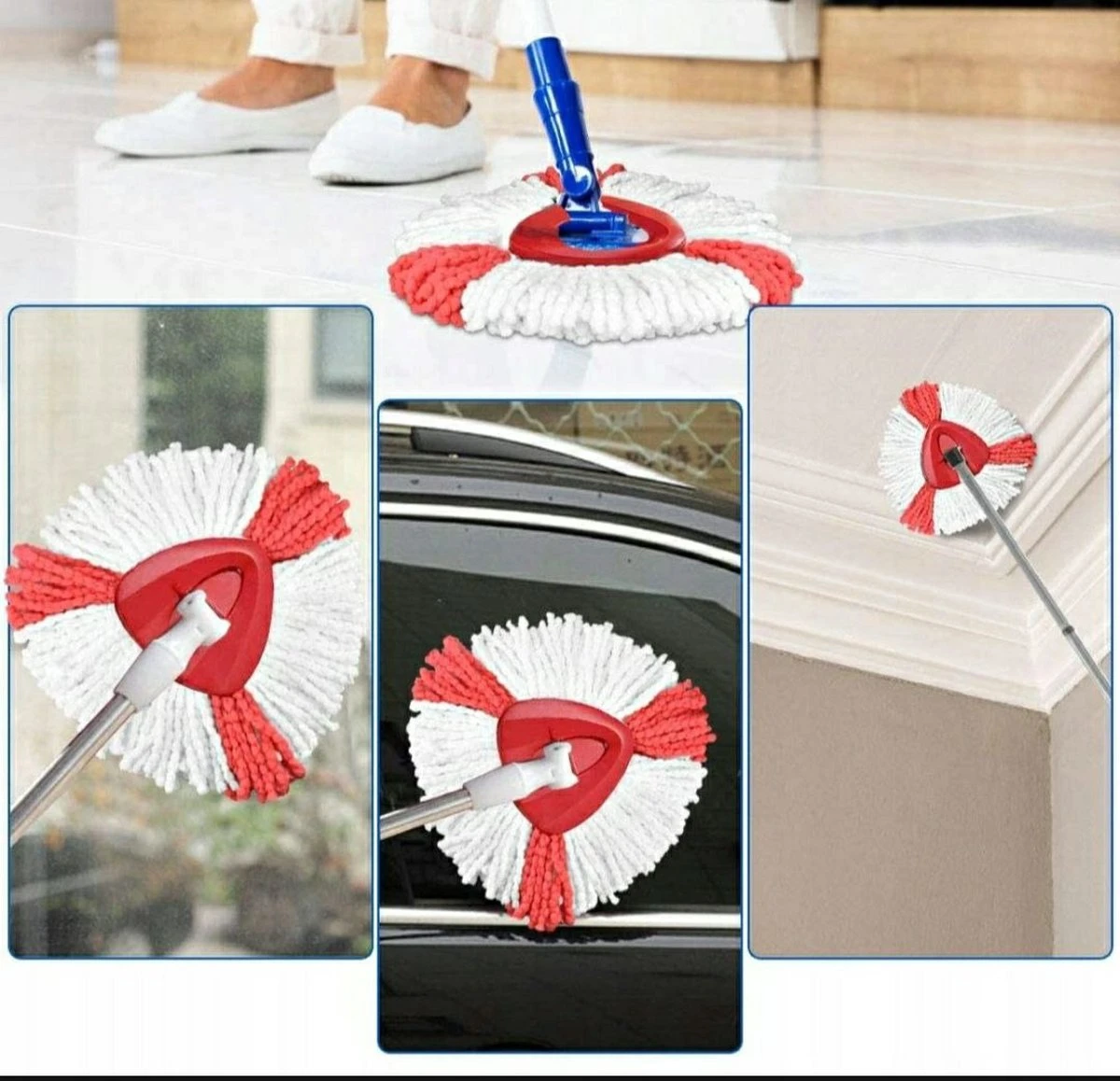 4x De Vervangingen Vileda Turbo! KANS! 2 4x De Vervangingen Vileda Turbo! KANS! - Afbeelding 2