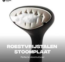 Kledingstomer - Handstomer - Stoomreiniger - Stomer - Luxe Uitvoering - Krachtig En Stijlvol - Inclusief Maatbeker - Snel Opgewarmd (25 Sec) - Geschenkverpakking- 1500W - Merk: Rockerz Home - Kleur: Zwart -Leifheit Store 1200x1158 11