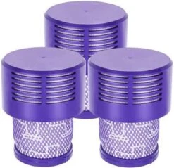 Merkloos 3 X HEPA Filter Voor Dyson V10 Sv12 Stofzuiger Total Clean, Parquet, Motorhead, Animal Wasbaar Steelstofzuiger DY-969082-01 - Promessa-Design