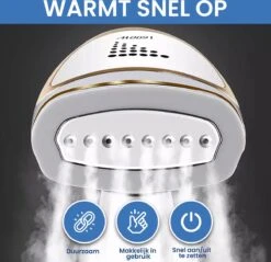 TibaGoods Luxe Kledingstomer - Handstomer - Ontkreuker - Stoomreiniger - Warmt Snel Op - Inclusief 2 Opzetborstels - 1600w - 250ml 14 TibaGoods Luxe Kledingstomer - Handstomer - Ontkreuker - Stoomreiniger - Warmt Snel Op - Inclusief 2 Opzetborstels - 1600w - 250ml -Leifheit Store 1200x1161 8