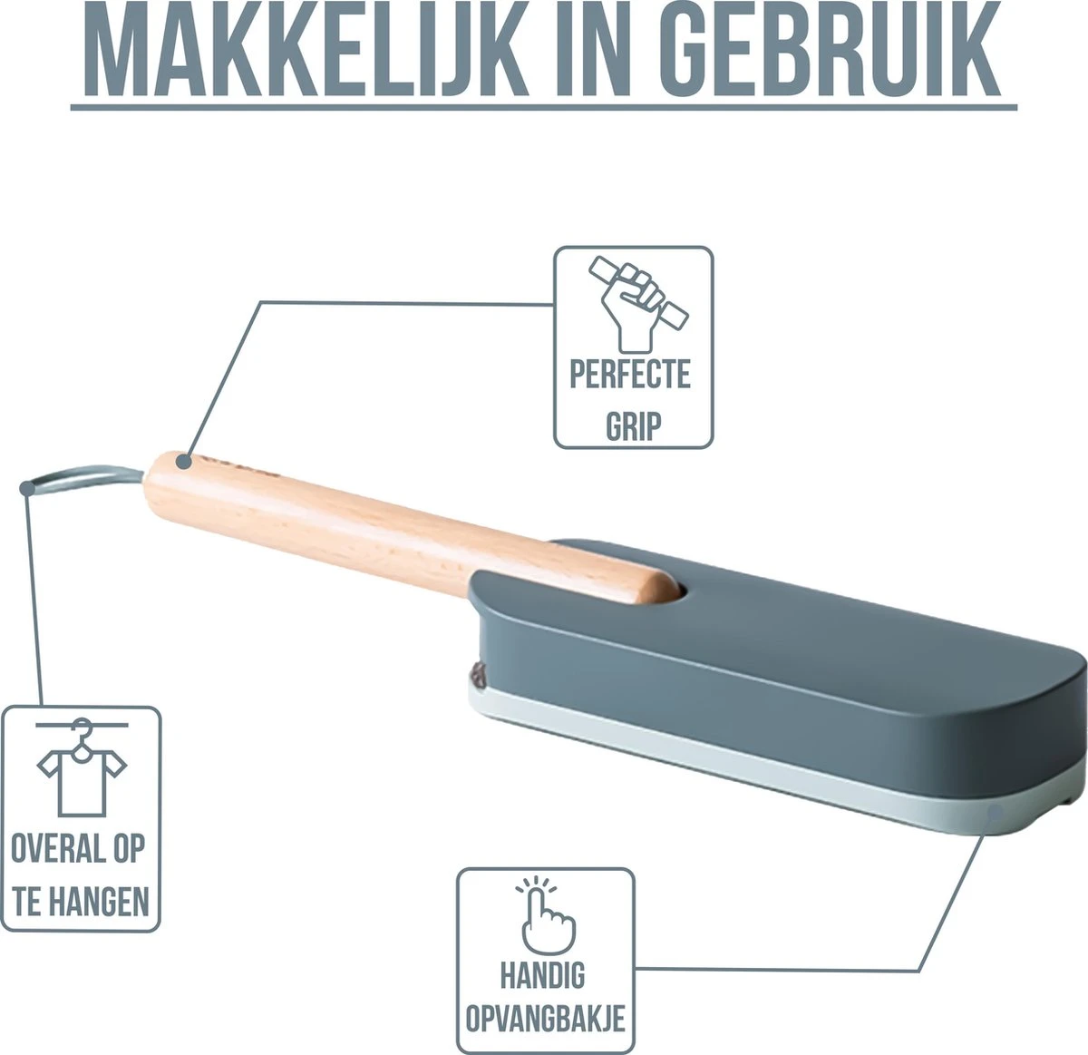 Bradey Stijlvolle Kledingborstel - Pluizenverwijderaar - Pluizenborstel - Huisdierhaar Verwijderaar - Hondenhaar - Kattenhaar - Kleur Tiffany 7 Bradey Stijlvolle Kledingborstel - Pluizenverwijderaar - Pluizenborstel - Huisdierhaar Verwijderaar - Hondenhaar - Kattenhaar - Kleur Tiffany - Afbeelding 7