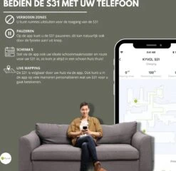 Merkloos Cybovac S31 Robot Stofzuiger Met Laadstation En Dweilfunctie - Zwart | Elektrisch | Automatisch | Met App | Leegt Zichzelf | Smart -Leifheit Store 1200x1164 13
