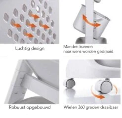 Sens Design Wassorteerder – Wasmand Met 3 Vakken - Op Wieltjes 21 Sens Design Wassorteerder – Wasmand Met 3 Vakken - Op Wieltjes -Leifheit Store 1200x1164 4