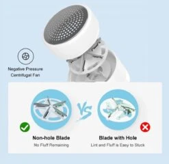 Xiaomi Elektrische Pluizen Verwijderaar Met 2 Snijbladen - Trui Kleding Lint Pill Ontpluizer Fluff Haar Bal Trimmer Remover Huishoudelijke Stoffen Fuzz Scheerapparaat - Pluizenverwijderaar Kleding En Meubels -Leifheit Store 1200x1165 7