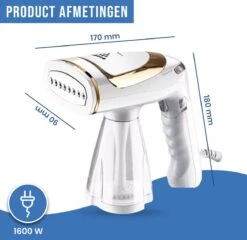 TibaGoods Luxe Kledingstomer - Handstomer - Ontkreuker - Stoomreiniger - Warmt Snel Op - Inclusief 2 Opzetborstels - 1600w - 250ml 19 TibaGoods Luxe Kledingstomer - Handstomer - Ontkreuker - Stoomreiniger - Warmt Snel Op - Inclusief 2 Opzetborstels - 1600w - 250ml -Leifheit Store 1200x1166 11