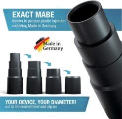 Plemont® Stofzuigeradapter Voor Gangbare Werkplaatsstofzuigers - Slangadapter Voor Slijpmachine, Decoupeerzaag, Cirkelzaag, Vlakschuurmachine - Verloopstuk -Leifheit Store 1200x1167 16