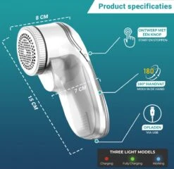 Infangel – Elektrische Pluizenverwijderaar – Draadloze Pluizendief – Incl. 2 Extra Opzetstukken - Grijs 11 Infangel – Elektrische Pluizenverwijderaar – Draadloze Pluizendief – Incl. 2 Extra Opzetstukken - Grijs -Leifheit Store 1200x1168 16