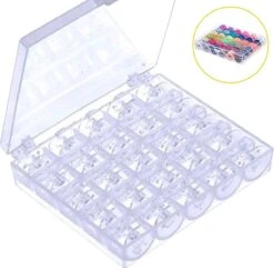 Merkloos Set Van 25 Professionele Naaimachine Spoelen - Sterke Universele Naaimachine Spoeltjes - 2 Bij 1 Cm - Spoelendoos - Naaien -Leifheit Store 1200x1169 12