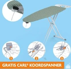 Laundryspecialist 6 Laagse AIRPRO Strijkplankhoes - 50% Sneller Strijken - Geen Water Meer Onder Je Strijkplank - Maat L/XL Voor Een Breedte Van 39 Tot 53 Cm En Een Lengte Van 120 Tot 141 Cm -Leifheit Store 1200x1169 9