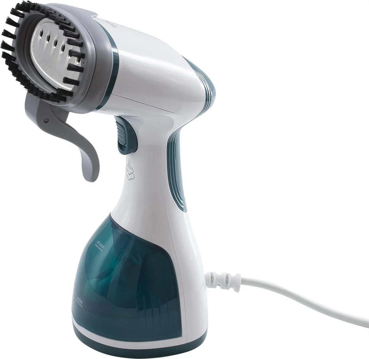 Tomado TSH1201W - Kledingstomer - 1200 Watt - RVS Zool - Wit/turquoise 11 Tomado TSH1201W - Kledingstomer - 1200 Watt - RVS Zool - Wit/turquoise - Afbeelding 11