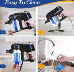 GREAT JACOB Tornado 33ZHB - Steelstofzuiger - 3-in-1 - Met Snoer - 600W - Stofzuiger Zonder Zak - 5 Meter Kabel- Blauw/zwart 12 GREAT JACOB Tornado 33ZHB - Steelstofzuiger - 3-in-1 - Met Snoer - 600W - Stofzuiger Zonder Zak - 5 Meter Kabel- Blauw/zwart -Leifheit Store 1200x1171 4