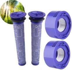 Merkloos XL Set HEPA - Pre- & Post Filter - Dyson V7 En V8 96747801 Accessoires.