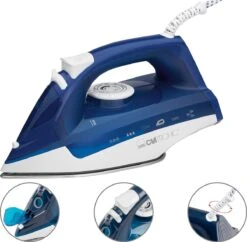 Clatronic DB 3704 - Stoomstrijkijzer Met 7 Functies -roestvrijstalen Speciale Zool - Traploze Temperatuurregeling. -Leifheit Store 1200x1174 7