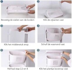 Sens Design Wassorteerder – Wasmand Met 3 Vakken - Op Wieltjes 22 Sens Design Wassorteerder – Wasmand Met 3 Vakken - Op Wieltjes -Leifheit Store 1200x1175 1