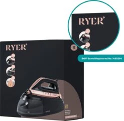 RYER Stoomstrijkijzer Met Stoomgenerator - Iron - Keramische Zoolplaat -Leifheit Store 1200x1175 7