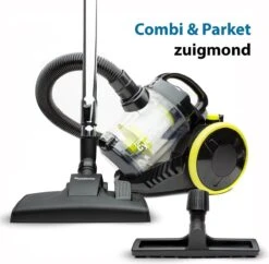 TurboTronic CV07 Stofzuiger Zonder Zak – Zwart/Groen -Leifheit Store 1200x1176 6