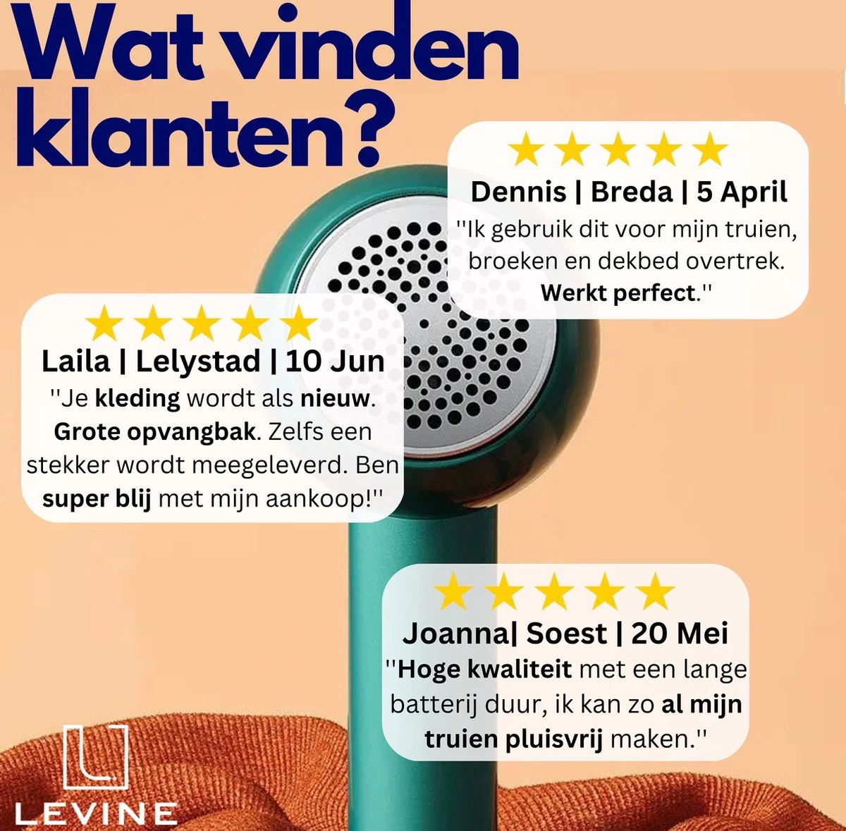 V2 Levine Pluizenverwijderaar - Pluizentondeuse - Ontpluizer - Premium Lint Remover - Elektrisch - Oplaadbaar - Inclusief Oplader 7 V2 Levine Pluizenverwijderaar - Pluizentondeuse - Ontpluizer - Premium Lint Remover - Elektrisch - Oplaadbaar - Inclusief Oplader - Afbeelding 7