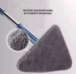 Premium Driehoekige Dweil Met Wringer - Verstelbaar En 360 Graden Draaibaar – Dweilsysteem Incl. 3 Microvezel Doeken -Leifheit Store 1200x1180